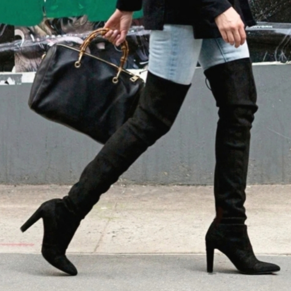 Stuart Weitzman Black Over the Knee Boots